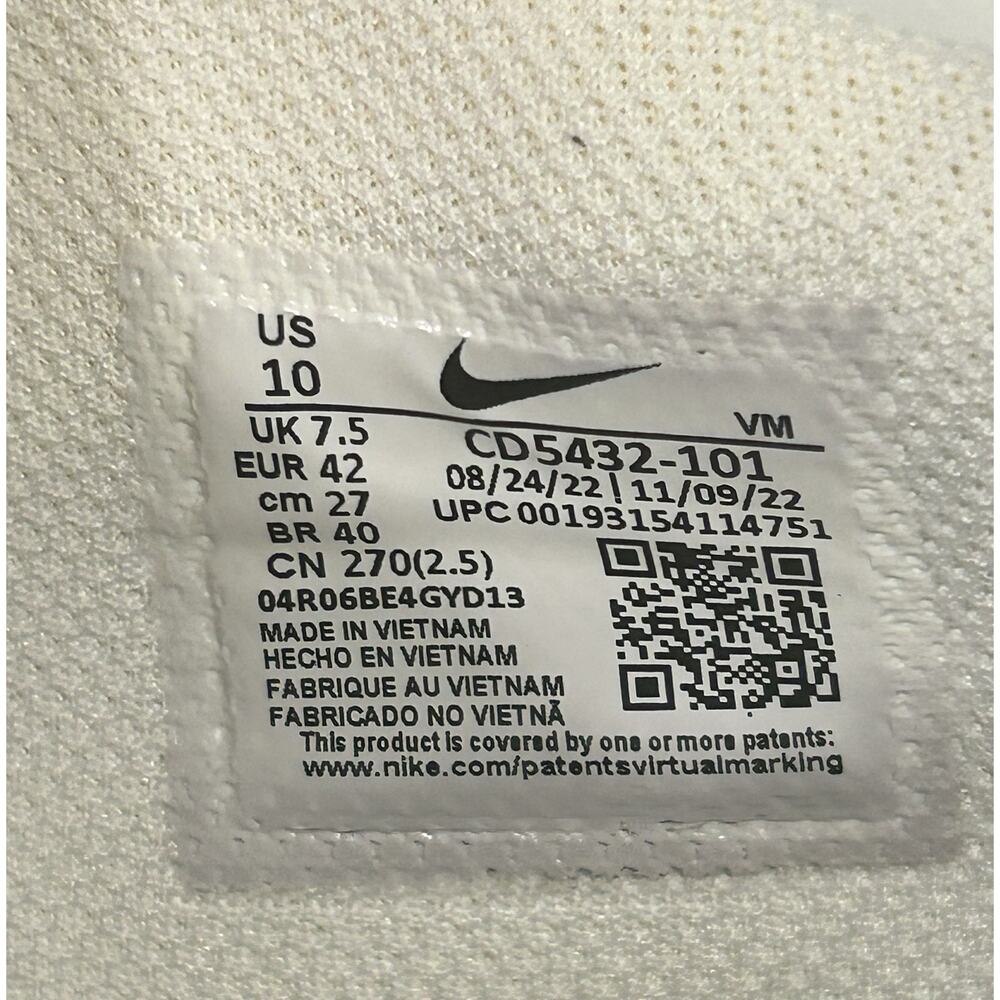 Nike Air Max Excee Women's Sneakers White/Black/Pure Platinum, Size US 10 - Picture 7 of 7